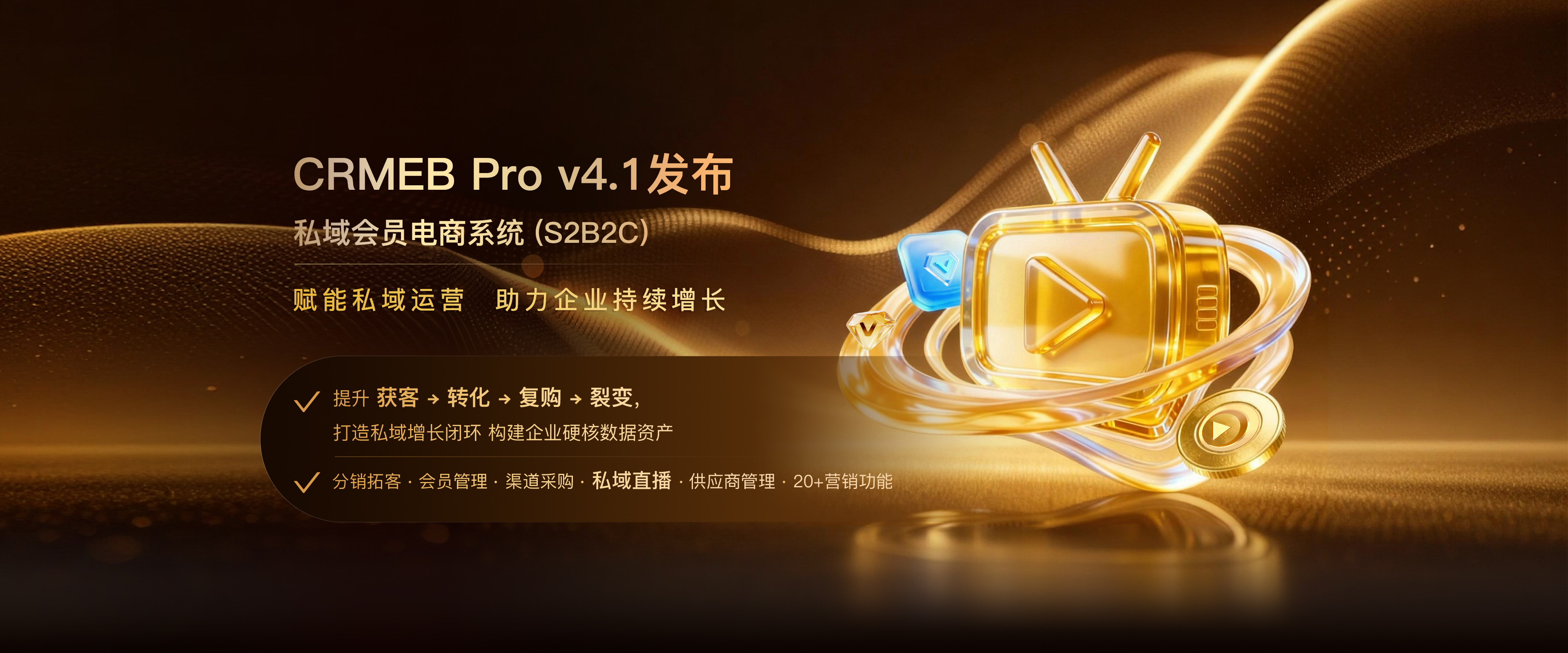 Pro 4.1官网首页私域直播 banner