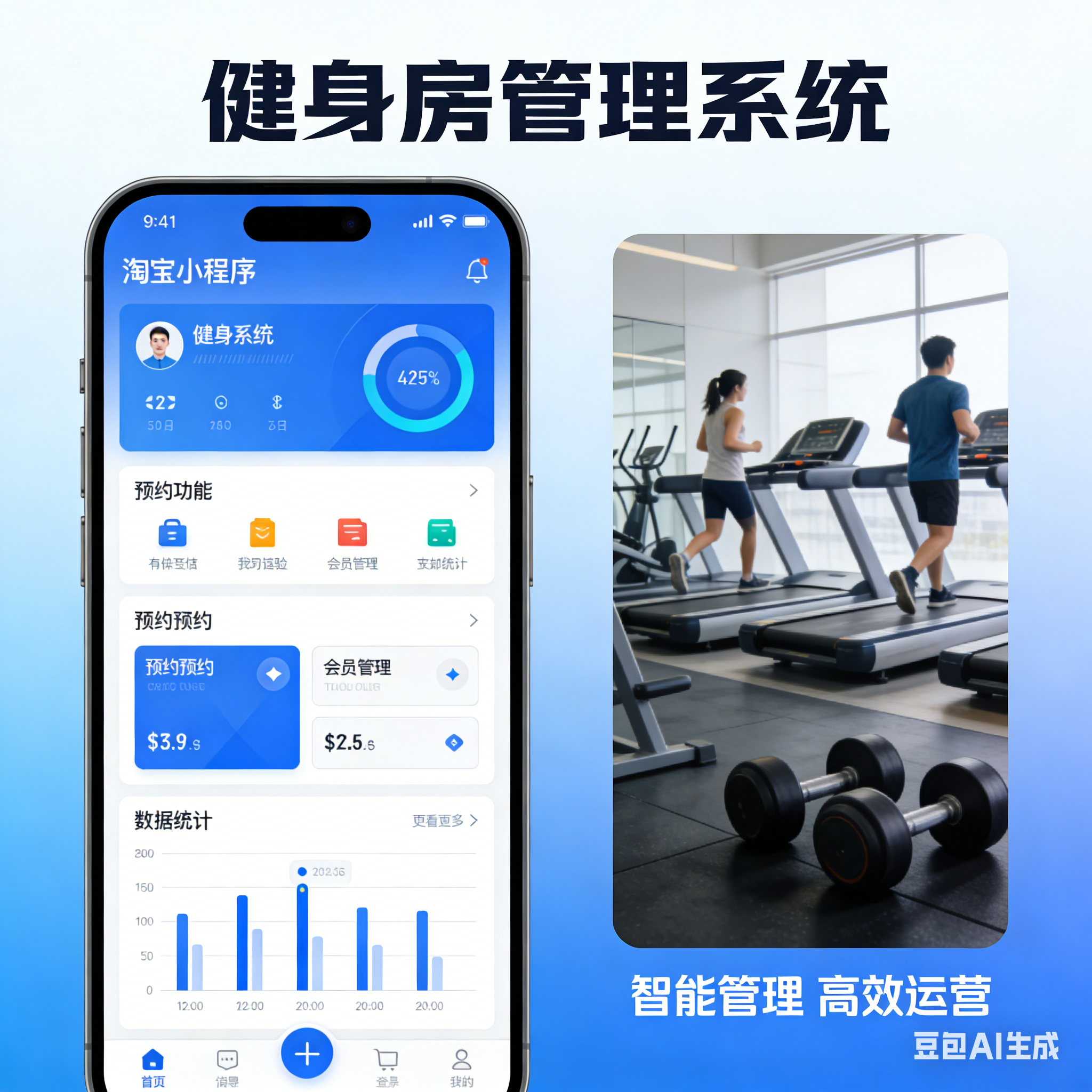 CRMEB应用市场 | 【开源版】健身房管理小程序系统