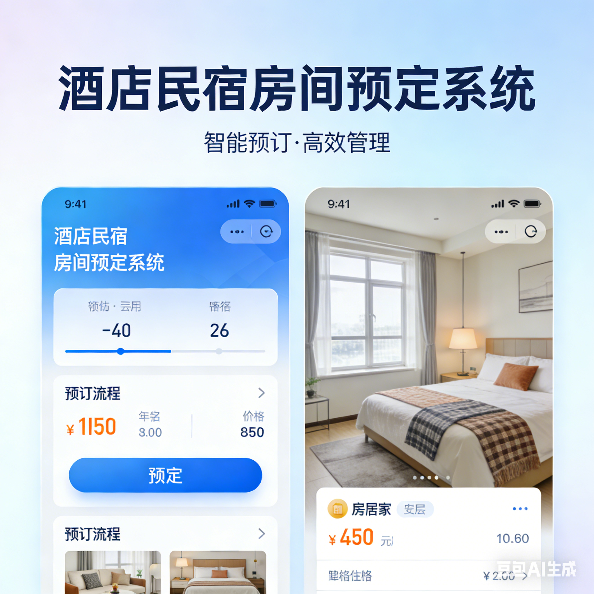 CRMEB应用市场 | 手边酒店宾馆民宿房间预定小程序商城点餐DIY布局VR看房会员分销钱包预充值