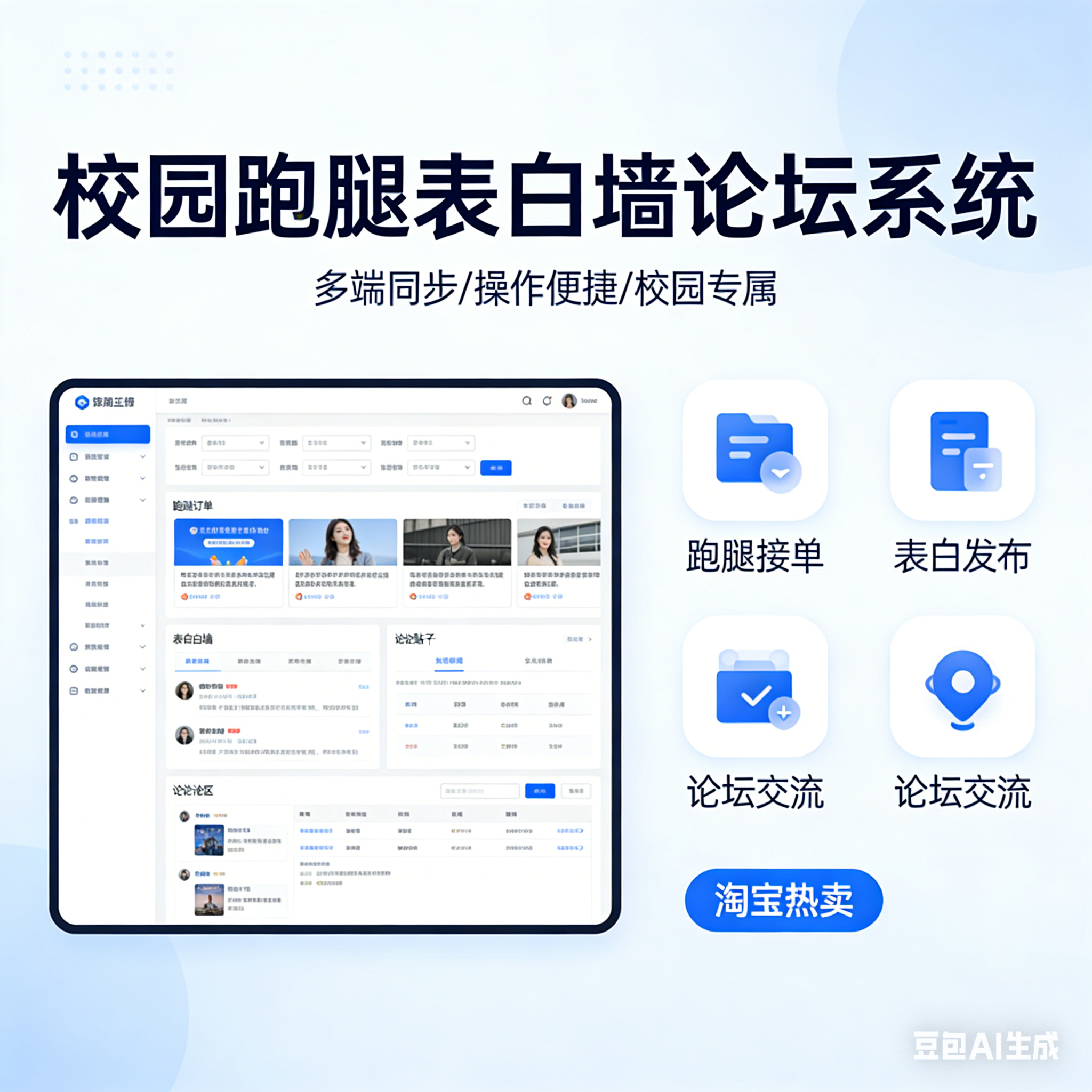 CRMEB应用市场 | 校园帮表白墙跳蚤市场课程表论坛小程序系统任务悬赏求职招聘校园资讯