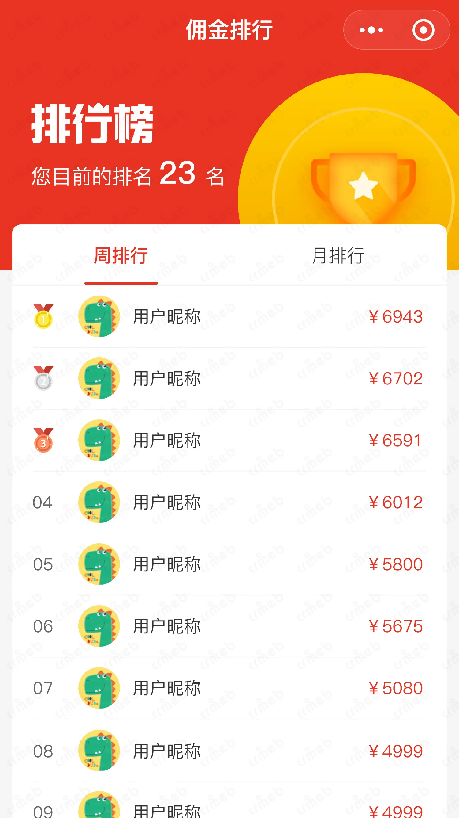 多商户JAVA-移动端商城-佣金排行.png