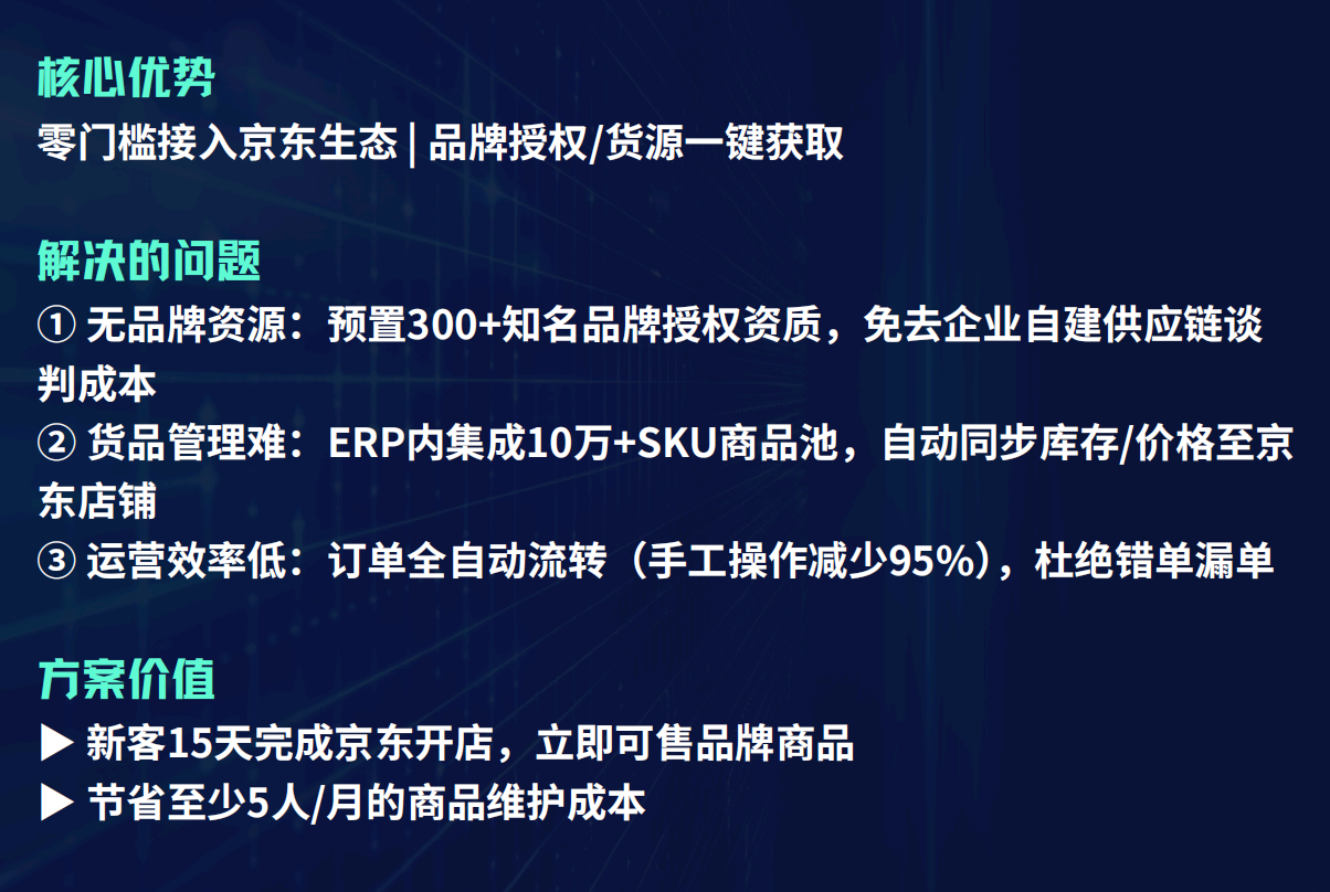 京东慧采ERP服务