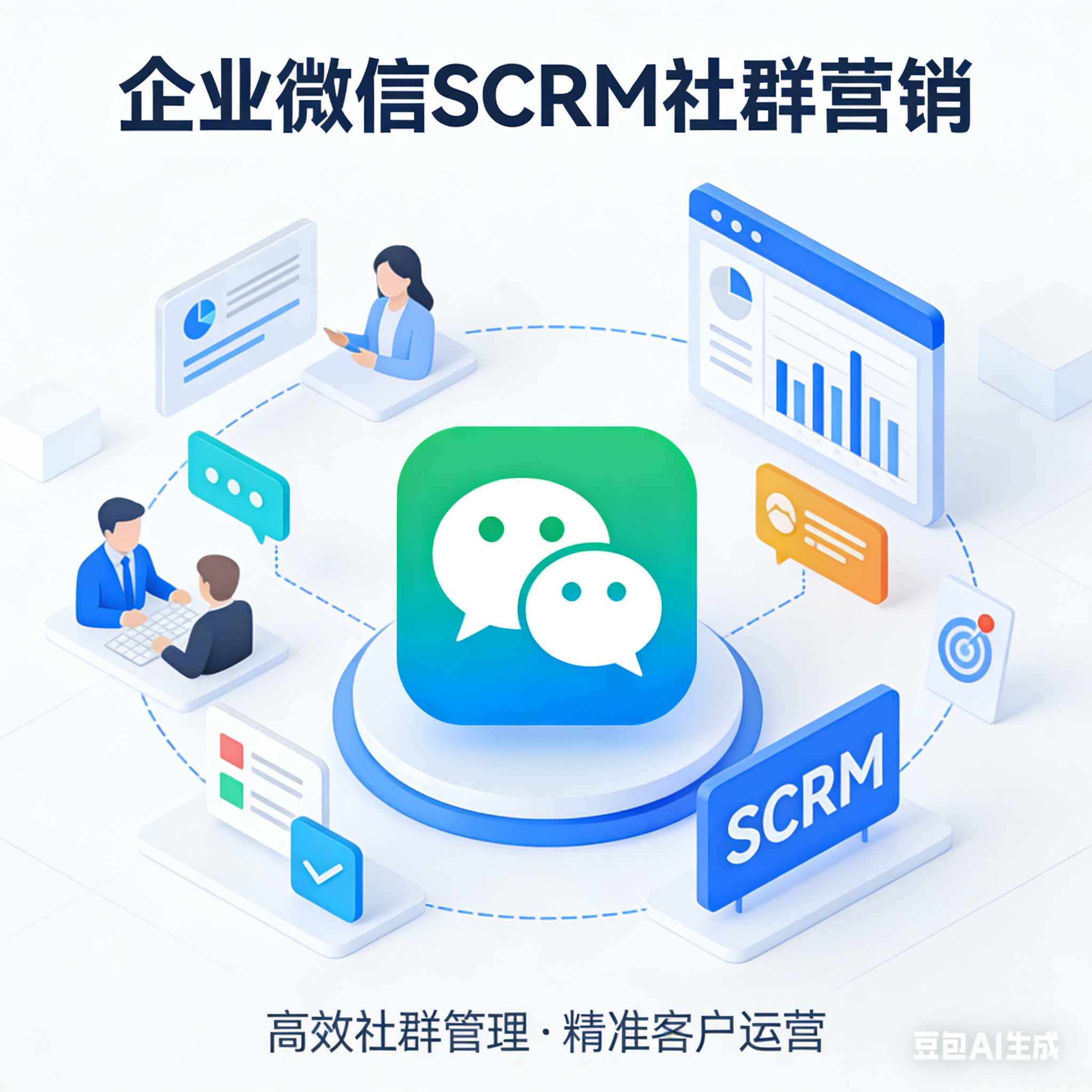 CRMEB应用市场 | 企业微信SCRM社群营销系统