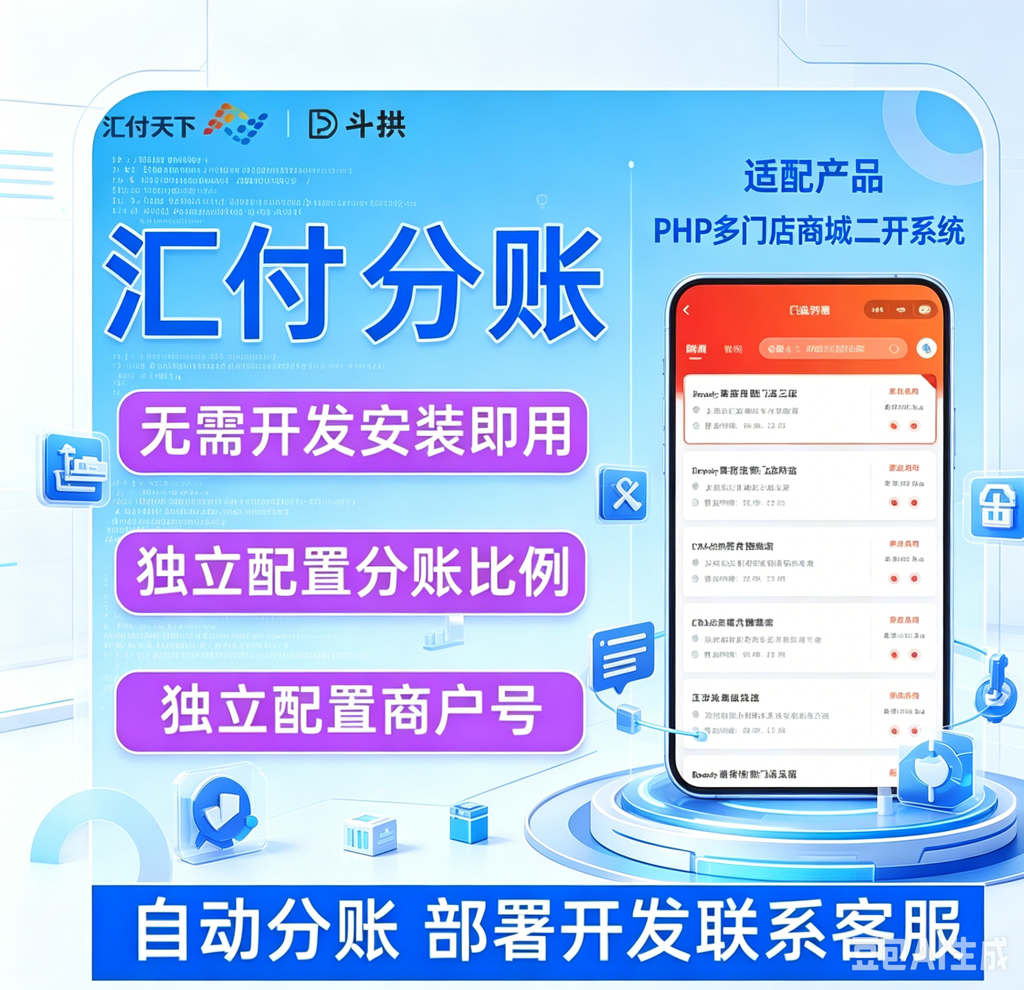 CRMEB应用市场 | 汇付插件