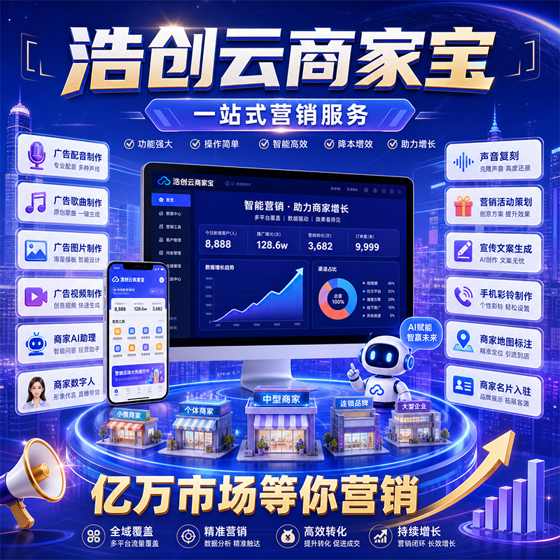 CRMEB应用市场 | 商家宝商家智慧引流拓客宣传活动业务系统源码
