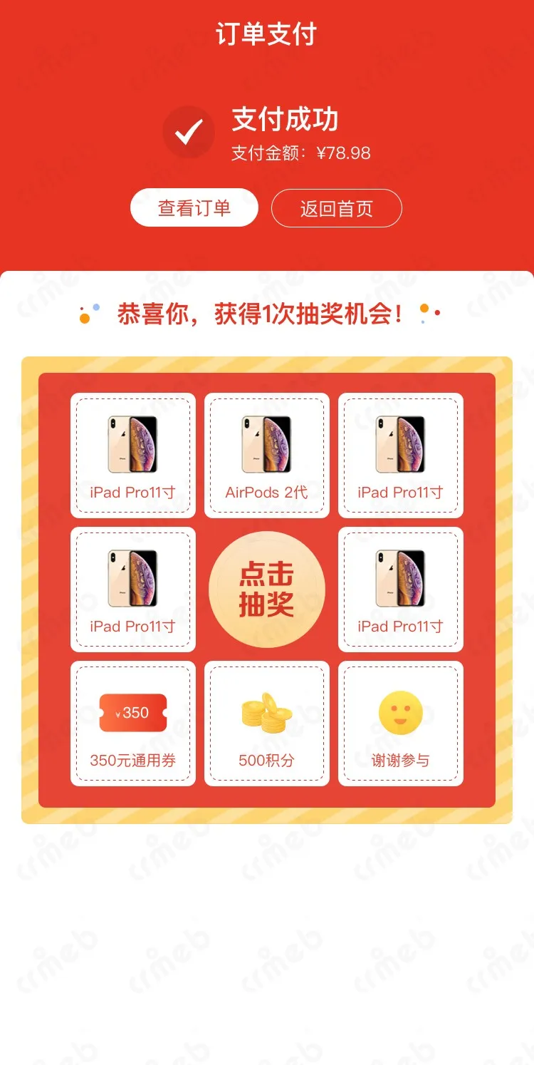 标准版PHP-移动端商城-抽奖-支付成功.jpg