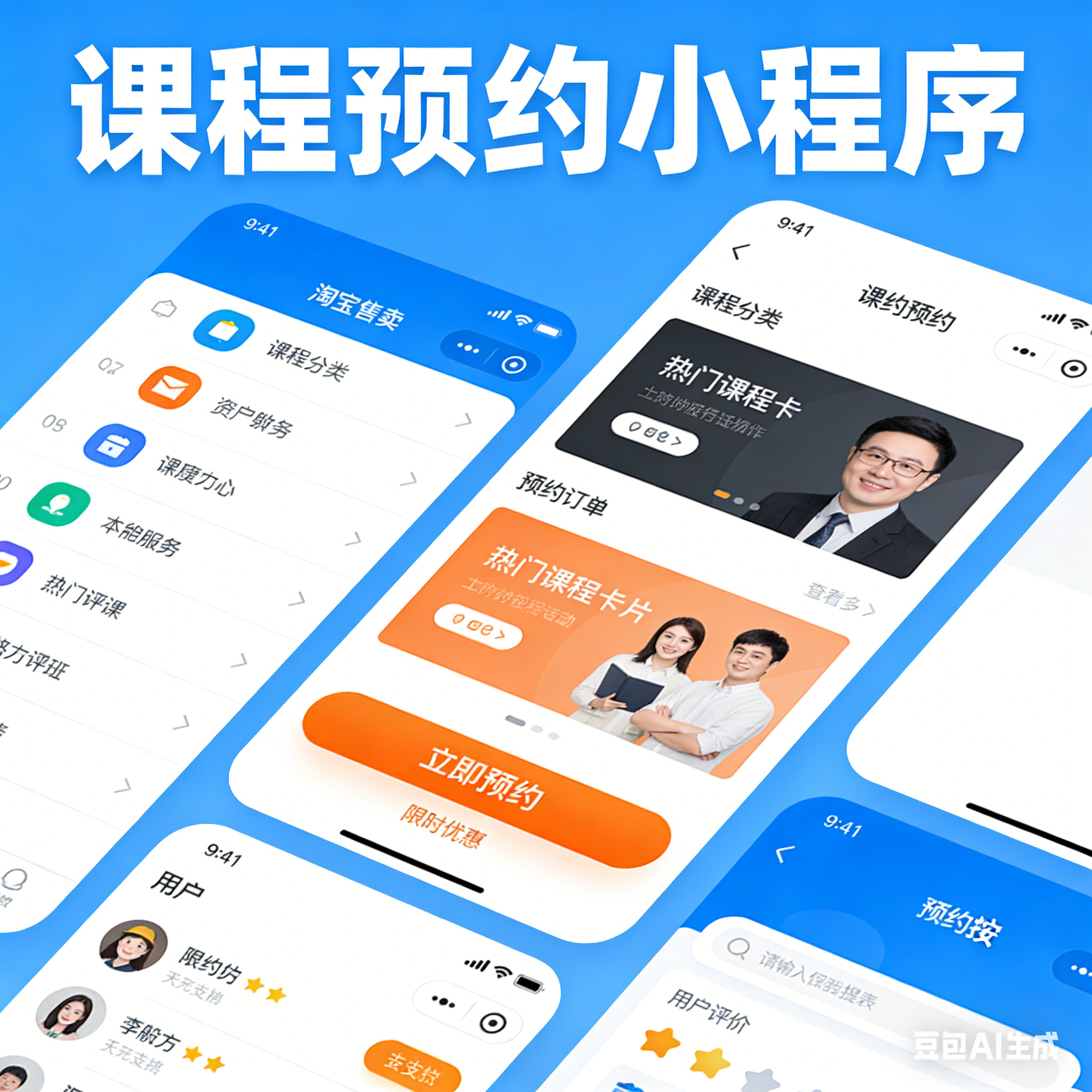 CRMEB应用市场 | 【开源版】课程预约小程序