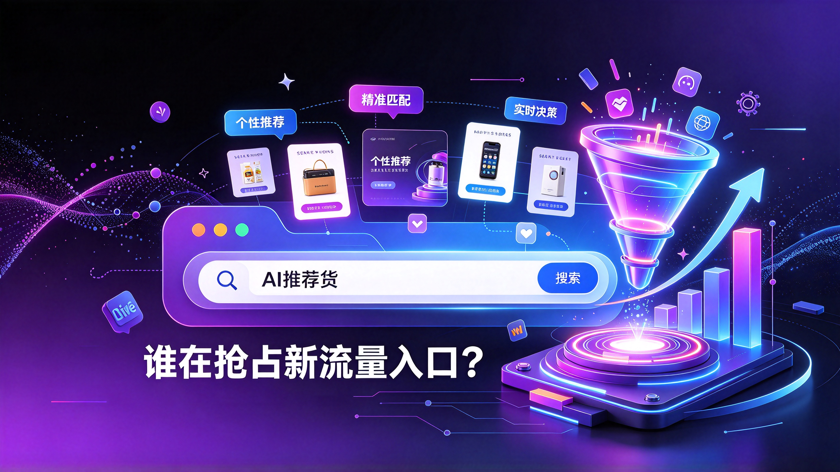 电商行业AI搜索观察:从“人找货”到“AI推荐货”,谁在抢占新流量入口?