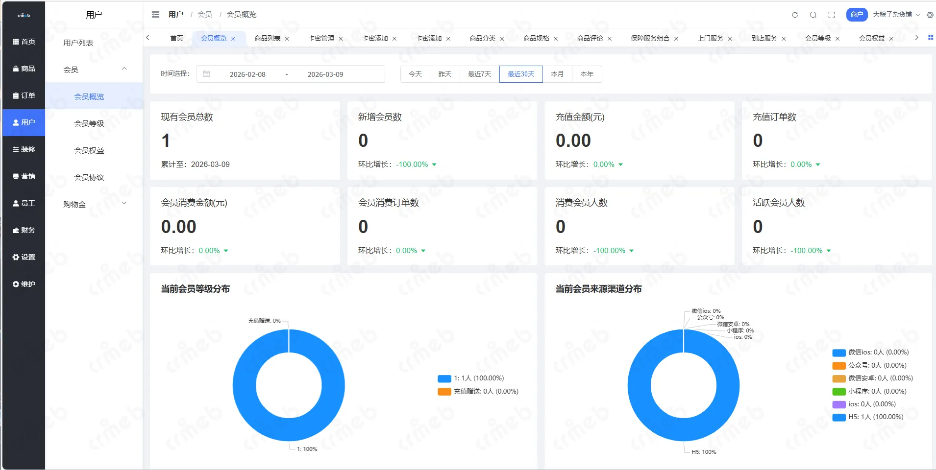 多商户JAVA-商户管理系统-用户-会员概览.png