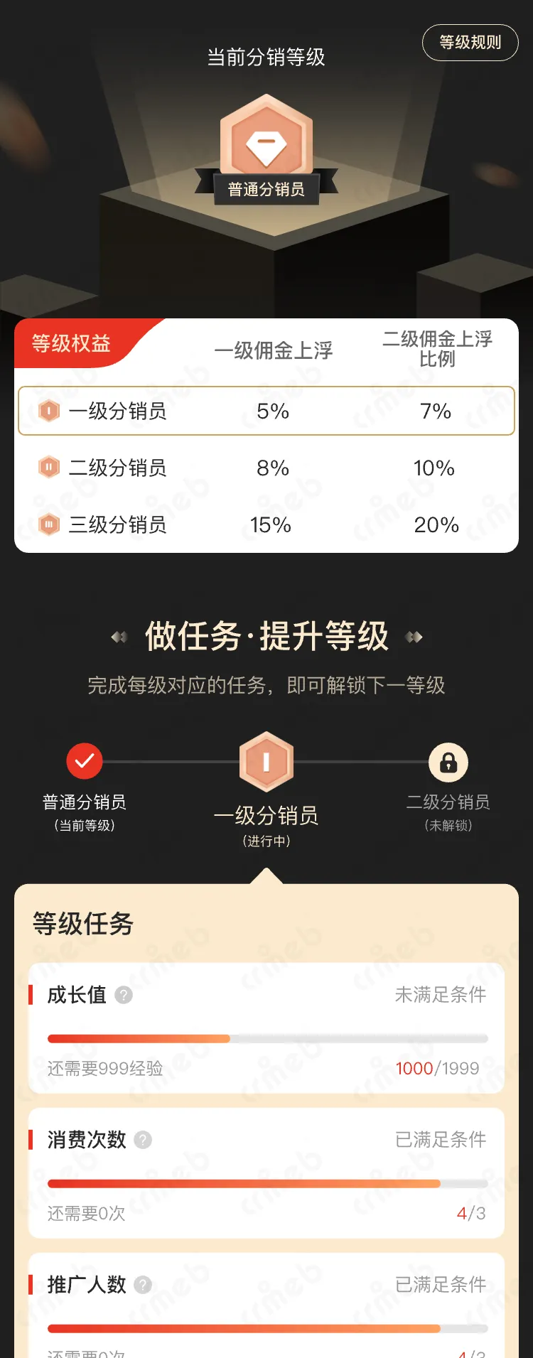 多商户PHP-移动端商城-当前等级.png