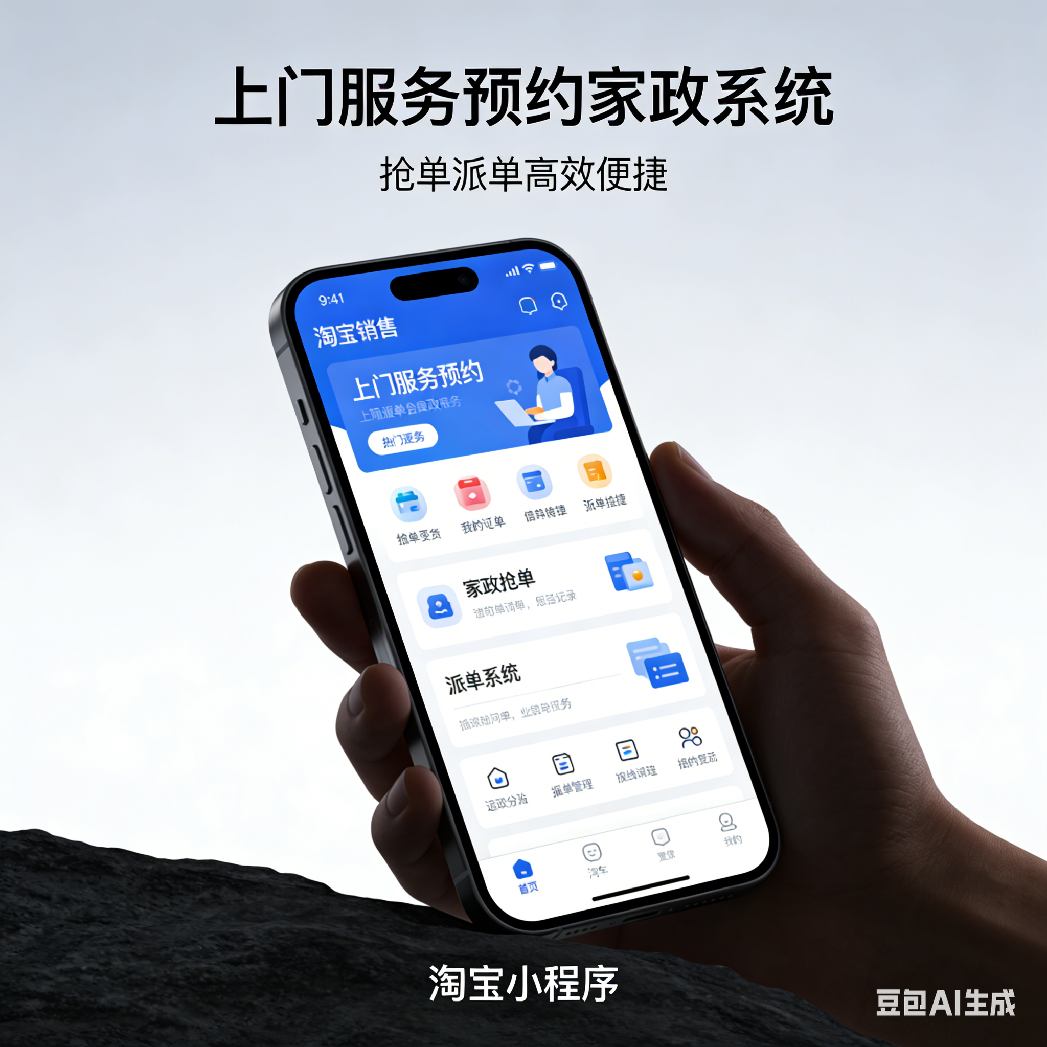 CRMEB应用市场 | 【开源版】上门服务预约家政抢单派单系统