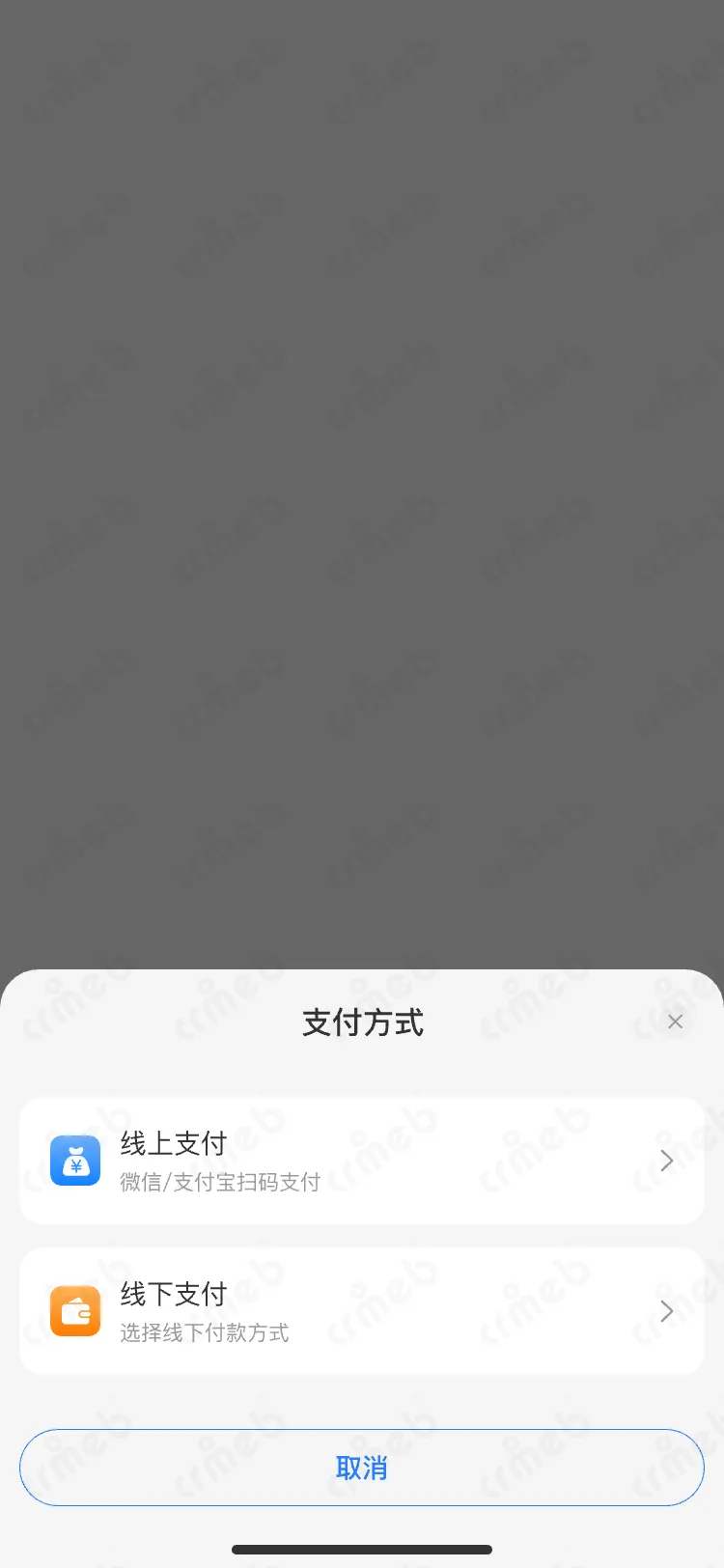 私域会员电商系统-移动端商家管理-支付方式弹窗.png